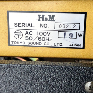 80年代レア真空管】H&M 10 プリ真空管 (10W) GUYATONE / グヤトーン 