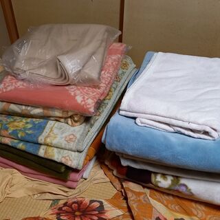 中古毛布 14枚 がばちょ2号 三郷中央のその他の中古あげます 譲ります ジモティーで不用品の処分