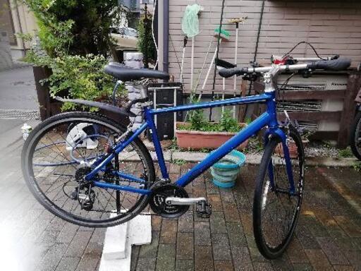 あさひ　プレスポ　プレシジョンスポーツ　ブルー　510mm クロスバイク　美品　引き取り限定　埼玉県狭山市　自走持ち帰り可