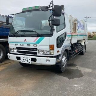 平成13年式　三菱　塵芥車　パッカー車 ミッション不具合　最大積...