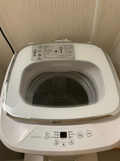 一人暮らし 節水タイプ洗濯機 3.8kg 使用期間【半年】