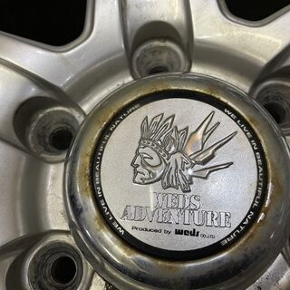 Weds KEELER ウェッズ キーラー 社外ホイール 17インチ 4本 7.5J6HPCD139.7+30 ランクルプラド サーフ ハイエース等　(VHA305) クレジットカード QR決済可能