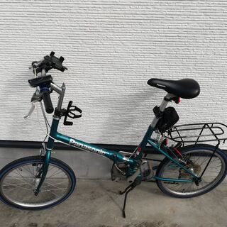 【パナソニック】ミニベロ（折り畳み自転車）20インチ、外装7段ギア