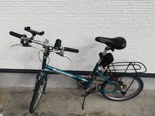 【パナソニック】ミニベロ（折り畳み自転車）20インチ、外装7段ギア