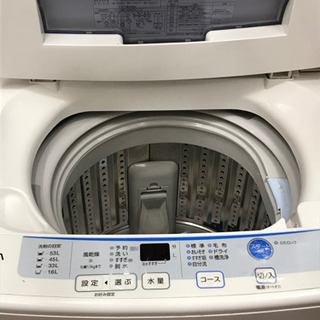 AQUA　全自動洗濯機　AQW-S60E　6kg　2017年製