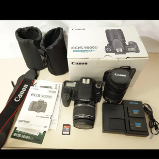 【ネット決済】CANON EOS 9000D ダブルレンズセット...