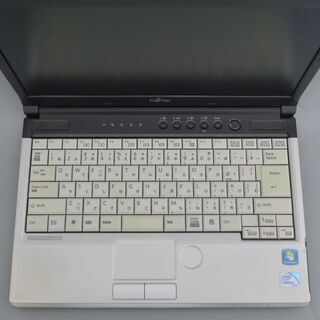 即使用可能 日本製 ノートパソコン 中古良品 13.3型 ワイド液晶 FUJITSU 富士通 S761/D Celeron 4GB 無線LAN Wi-Fi Windows10 Office 即使用可能 日本製 ノートパソコン 中古良品 13.3型 ワイド液晶