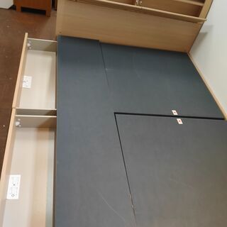 □中古品 ニトリ ダブルサイズ チェストベッド ◎値下げしました 