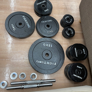 100kg マルチベンチプレス シャフト＆ダンベルセット ベンチプレス トレーニングベンチ トレーニング器具 🚚自社配送時💳代引き可🚚(現金、クレジット、スマホ決済対応)