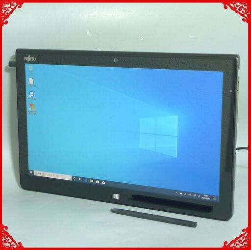 超高速SSD タブレット ノートパソコン Windows10 中古美品 フルHD 12.5型 富士通 Q704/H 第4世代Core i5 4GB 無線 Bluetooth Office