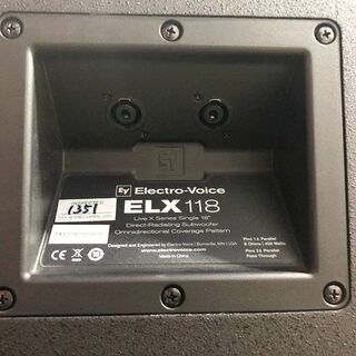 札幌近郊　送料無料　Electro-Voiceエレクトロボイス ELX118 パッシブサブウーファー 2台ペア