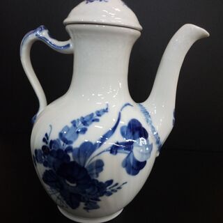 ロイヤルコペンハーゲン　コーヒーポット　ブルーフラワー カーブ　廃番品【愛品倶楽部柏店】