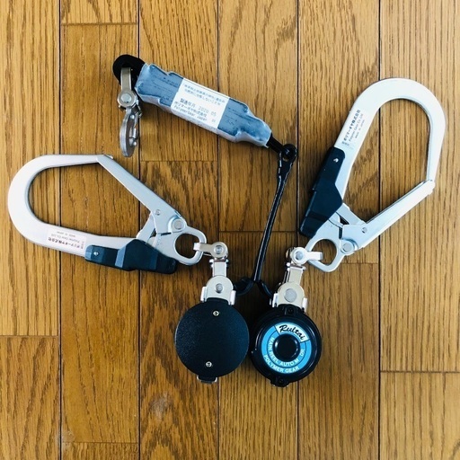 フルハーネス型ダブルランヤード　新規格対応