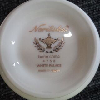 Noritake(ノリタケ)　アメリカン碗皿 5客　ホワイトパレス　コーヒーカップ【愛品倶楽部柏店】