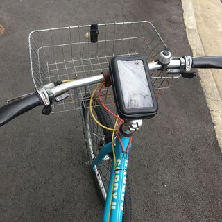 【ネット決済】自転車とユーバーイーツバッグ