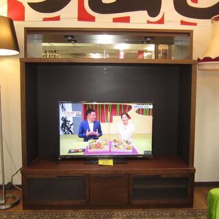 R214 ハイテレビボード、テレビラック、ライト付き 65インチまで 幅150cm