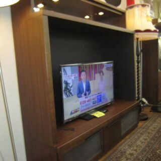 R214 ハイテレビボード、テレビラック、ライト付き 65インチまで 幅 
