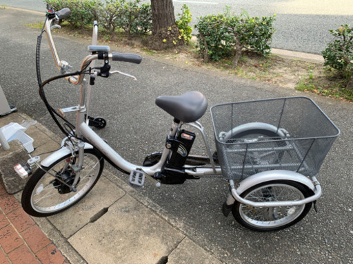 10/10 値下げ⭐️美品⭐️武田産業 CYCOO 20/16インチ 電動アシスト付き三輪車 TDR-163L