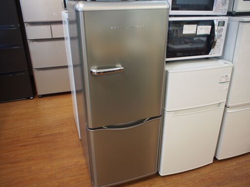 【中古品】DAEWOO　”レトロな冷蔵庫”　150L冷蔵庫　DR-C15AS　2016年製　シルバー