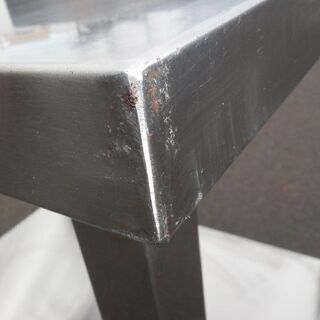 ステンレス作業台 バックガード付き 100×75×95(85) 2段 店舗 厨房