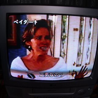 テレビ VHS録画/再生デッキ内蔵 モニター用  お引き取り無料！！