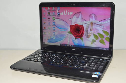 中古ノートパソコン Windows10+office 大容量HDD750GB NEC LS150/H Pentium-B970/4GB/USB3.0/WEBカメラ/HDMI/無線/テンキー/便利なソフト