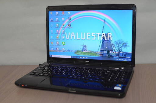 最新Windows10+office 大容量HDD750GB NEC LS150/F Celeron-B800/4GB/15.6インチ/DVDマルチ/HDMI/無線/テンキー/便利なソフト多数