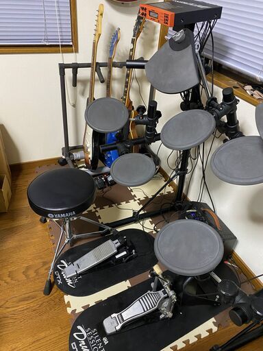 ☆YAMAHA電子ドラムDTXPRESS☆ドラムスツール・バスドラペダル・純正 