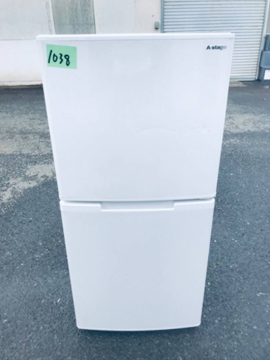 ✨2019年製✨1038番 A-Stage✨2ドア冷凍/冷蔵庫✨RZ-123W‼️