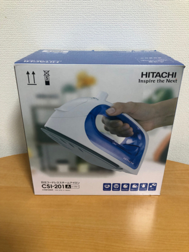 新品 日立 スチーム アイロン コードレス ①