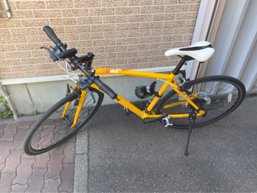 自転車　クロスバイク　BIANCHI ビアンキ　ライト・鍵付き