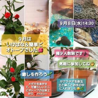 《 お花を楽しむ教室 》