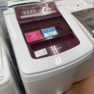 Panasonic 縦型洗濯乾燥機 NAーFW80S1 8.0kg 4.5kg 2015年製 ...