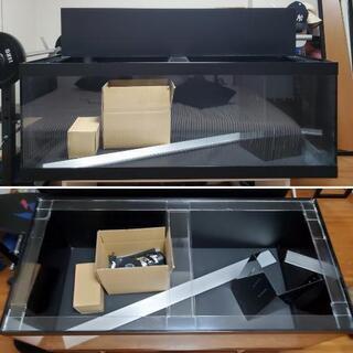 1200大型水槽フルセット 4面ブラック