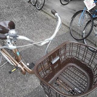 中古自転車１６７２　美品！ブリヂストン　アルミーユ　AU60T  ２６インチ　ギヤなし　LEDオートライト　アルミフレーム　アルミ・ステンレス部品多用 中古自転車1672 美品！ブリヂストン アルミーユ AU60T 26インチ