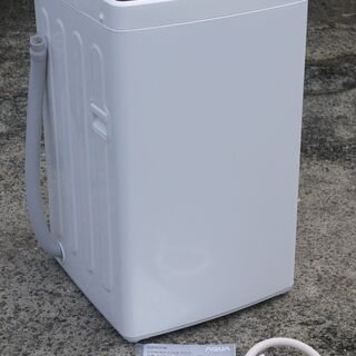 美品 18年製 AQUA アクア 全自動洗濯機 AQW-GS50G-W 5.0kg