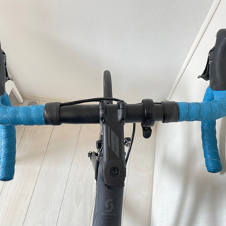 【走行距離浅】【美品】scott ロードバイク ブラック×ブルー