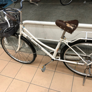 自転車　26インチ　白　仮決定しました