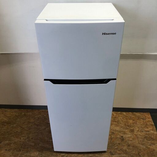 【Hisense】 ハイセンス 2ドア 冷凍 冷蔵庫 容量120L 冷凍室29L 冷蔵室91L  HR-B1201 2019年製.