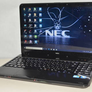 中古ノートパソコン Windows10+office 大容量HDD750GB NEC LS550/B