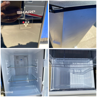 お薦め品‼️シャープ ガラストップ冷蔵庫 137L つけかえどっちもドア 