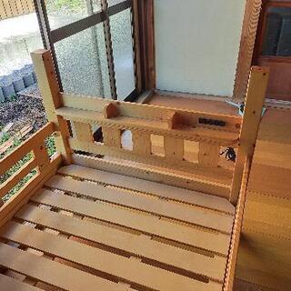 【ネット決済】木製シングルベッドフレーム