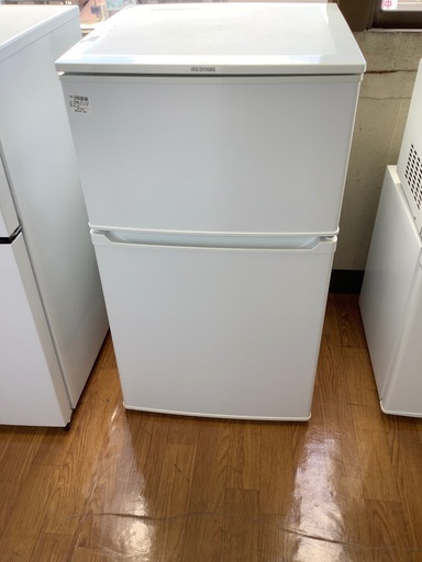 2022年新作 IRIS 【単身用1万円以内】2ドア冷蔵庫 OHYAMA 90L 2017年製 ...