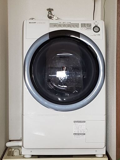 シャープ】2018年製、ドラム式洗濯乾燥機、洗濯・脱水容量:7キロ ...