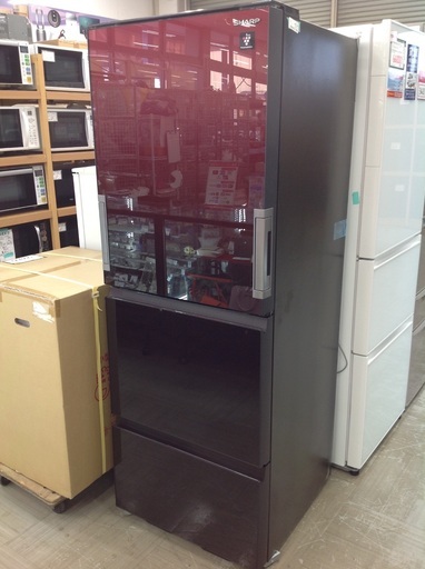 350L 冷凍冷蔵庫 SHARP SJ-GW35F-R【9650335】