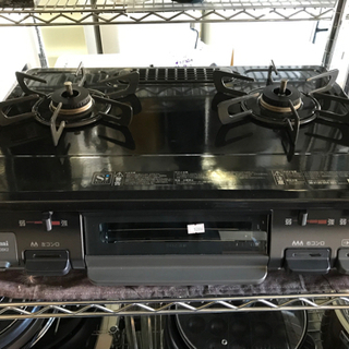 ガステーブル 2019年製 LPガス Rinnai RTE640BK