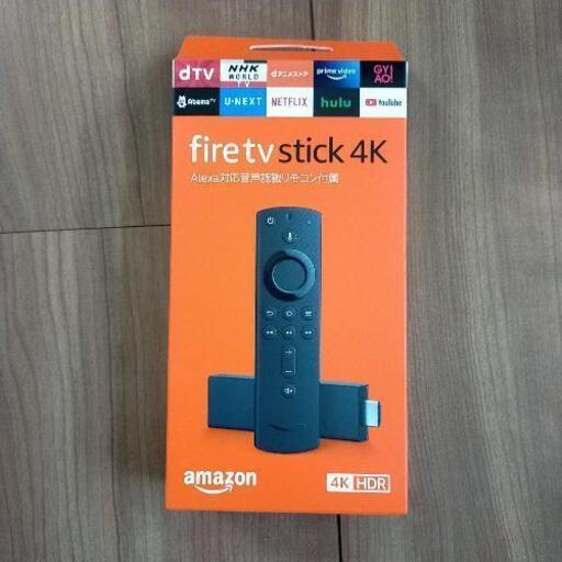 ファイヤースティック４Ｋ(Alexa対応音声リモコン付属)