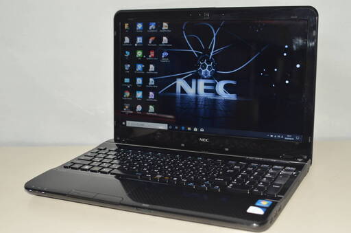 中古ノートパソコン Windows10+office 大容量HDD750GB NEC LS150/H Celeron-B815/4GB/USB3.0/カメラ/HDMI/無線内蔵/テンキー/便利なソフト