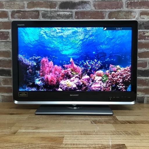 即日受渡❣️SHARP LEDアクオス26型外付HDD端子付TV 5000円