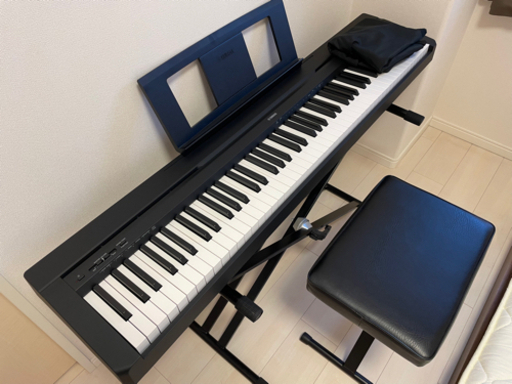 ヤマハ 電子ピアノ P-45B(スタンド・椅子などセット)